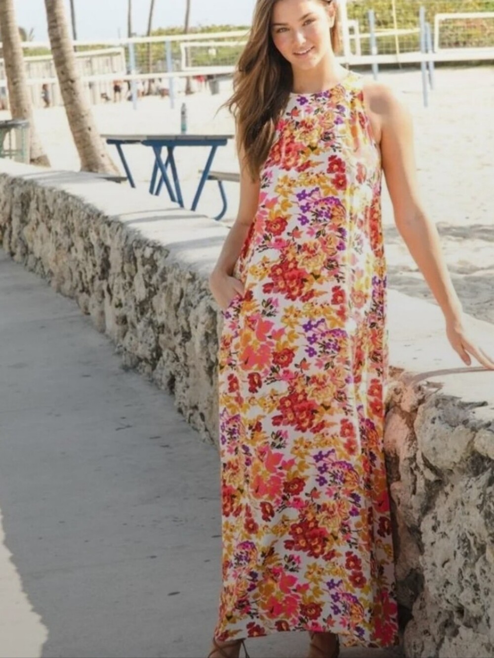 Natural Life Halter Dress Size L/XL